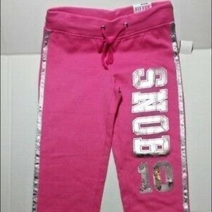 Get A Grip “SNOB 10" Cropped Sweat Pants